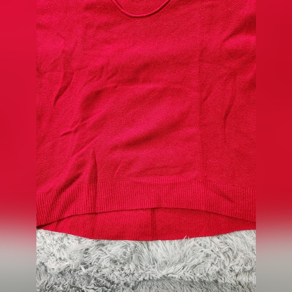 Madewell Red Scoop Neck Sweater - Picture 4 of 6